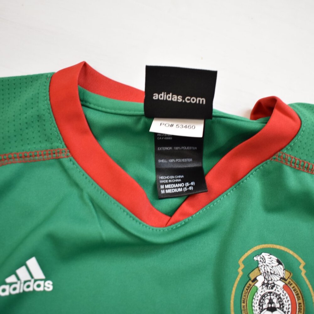 adidas Little Kids Mexico El Tri Selección Futbol Soccer Jersey New M (5-6) - Picture 11 of 11